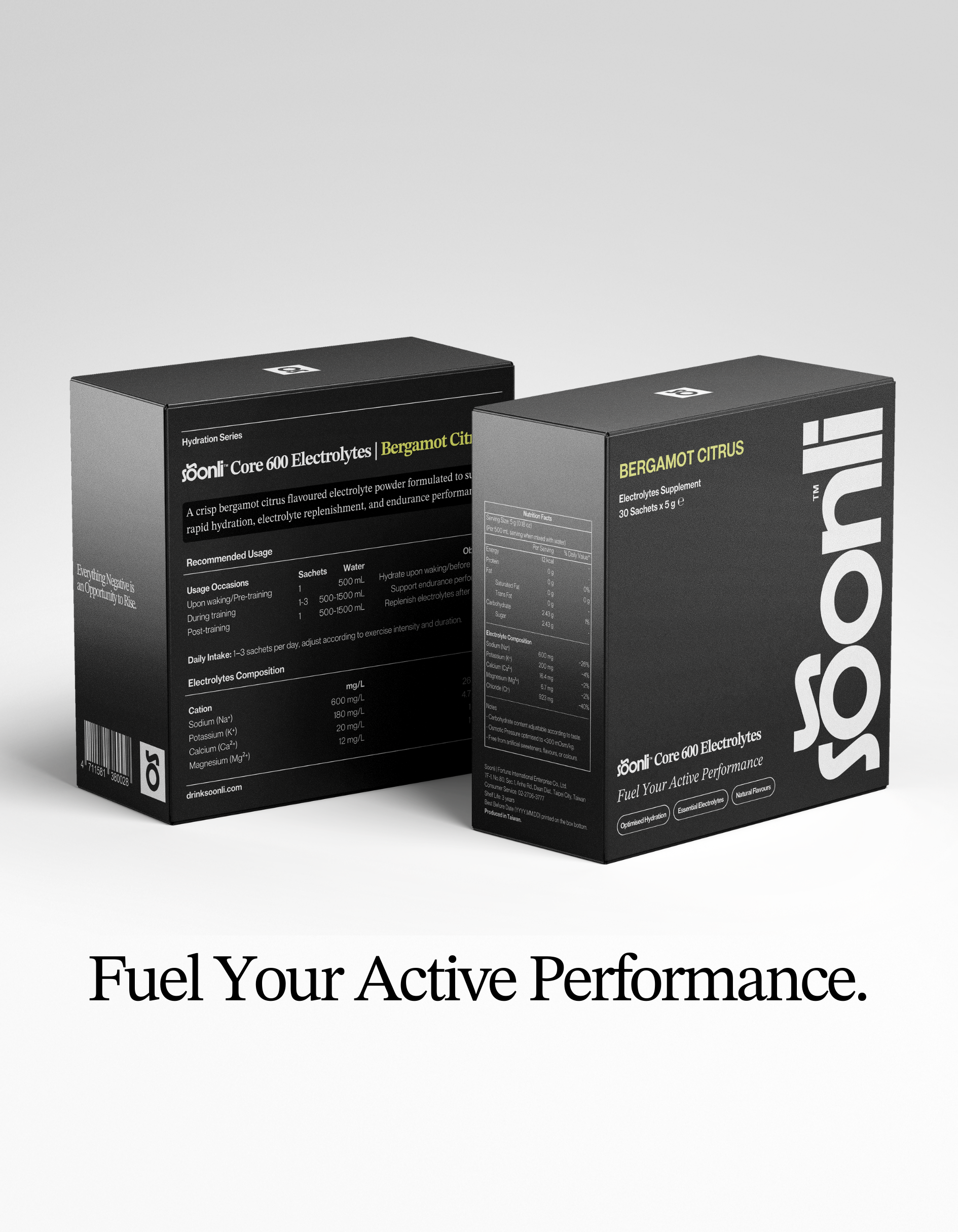 Soonli™ 核心 600 電解質 – 佛手柑檸檬